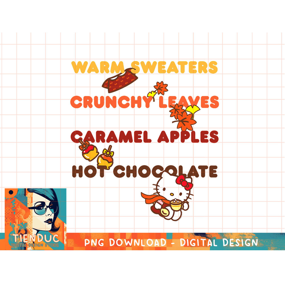 Hello Kitty Favorite Fall Things T-Shirt copy.jpg