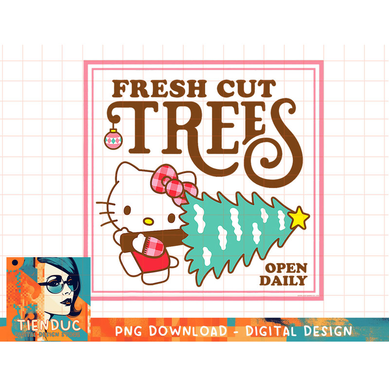 Hello Kitty Fresh Cut Christmas Trees T-Shirt copy.jpg