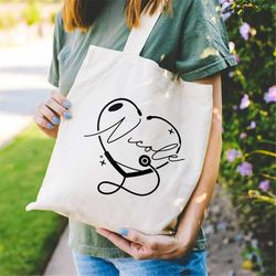 nurse graduation gift, personalized nurse gift, new nurse gift, medical student gift, stethoscope charm, funny nurse tot