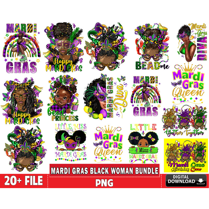 20+ file mardi gras black woman bundle png.jpg