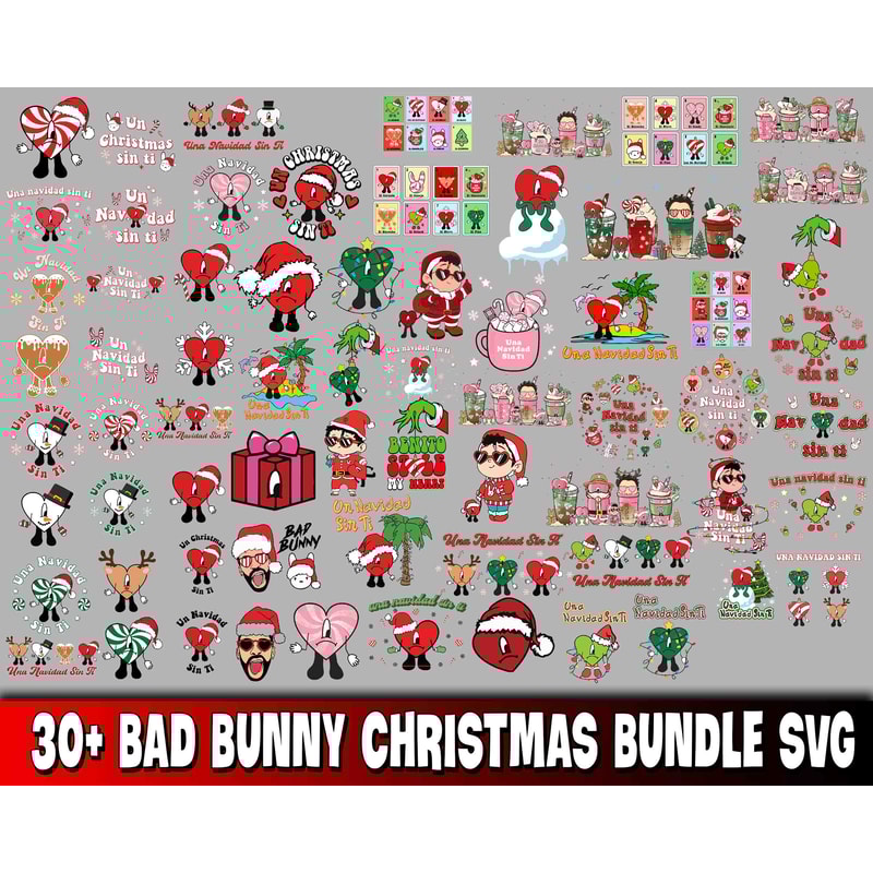 30+file bad bunny christmas bundle svg.jpg