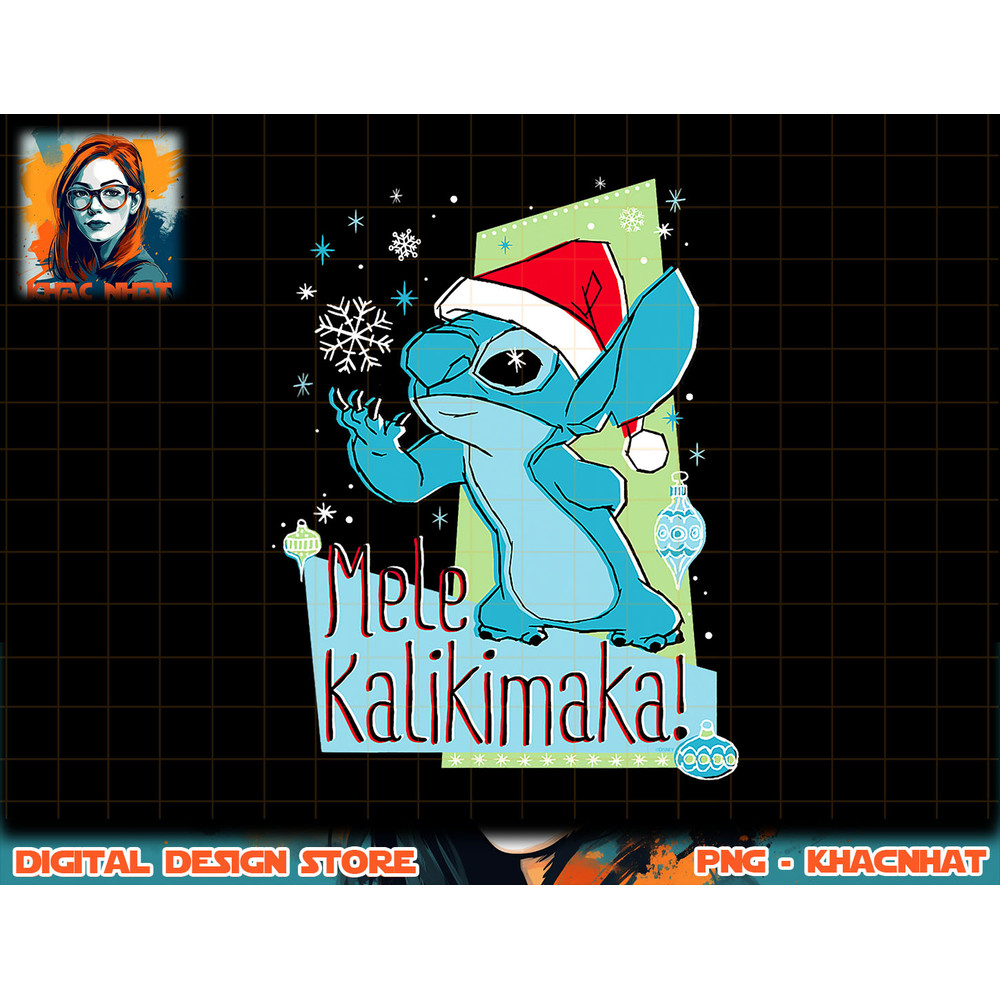 Disney Lilo & Stitch Mele Kalikimaka Holiday T-Shirt copy.jpg