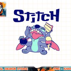 disney lilo & stitch more hands more food t-shirt copy png