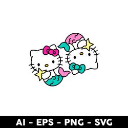 hello kitty pisces svg, pisces svg, hello kitty svg, hello kitty zodiac svg, zodiac svg - digital file