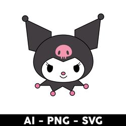 kuromi svg, hello kitty svg, sanrio characters svg, cartoon svg - digital file