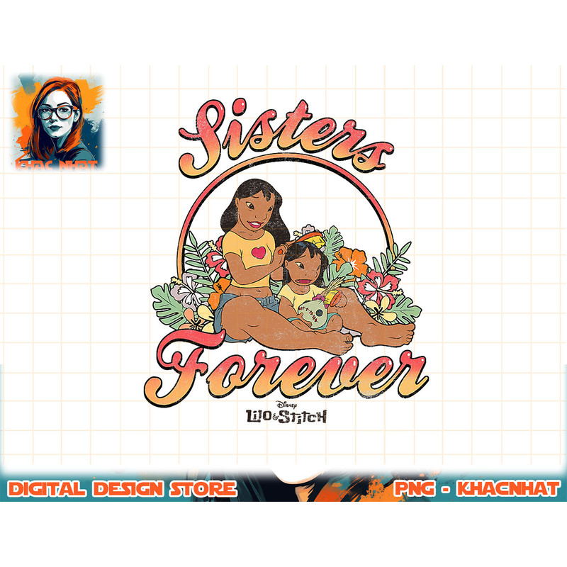 Disney Lilo & Stitch Nani and Lilo Sisters Forever T-Shirt copy.jpg