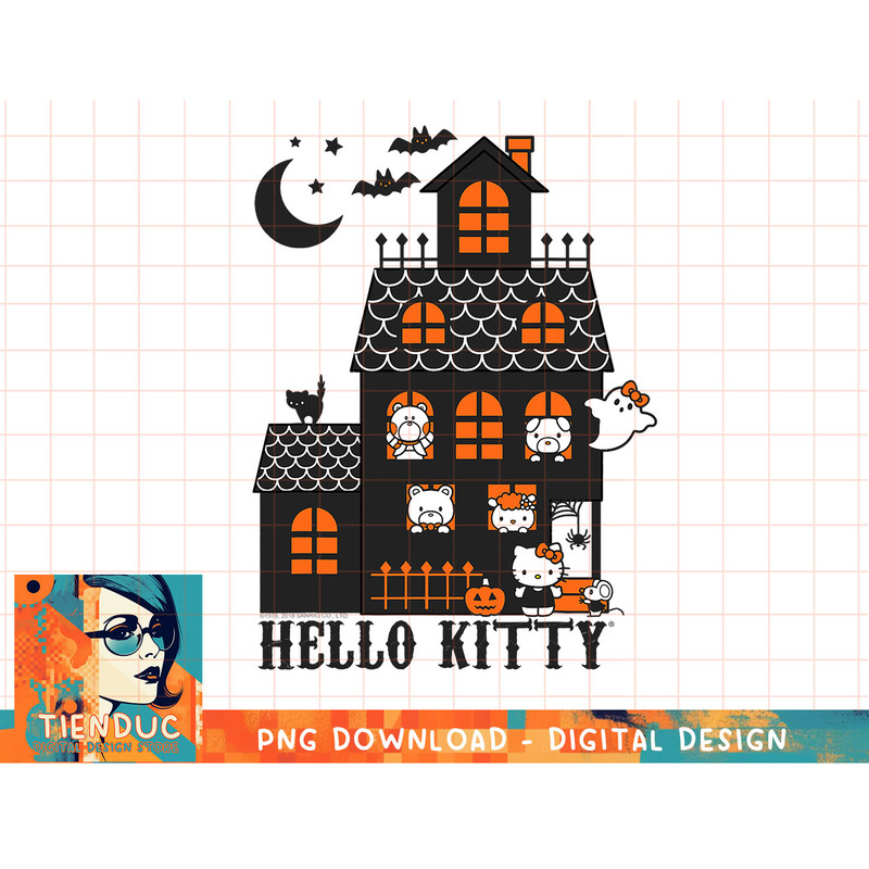 Hello Kitty Haunted House Tee Shirt copy.jpg