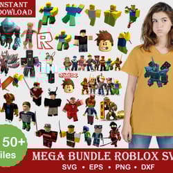 1150 files roblox bundle svg, digital download