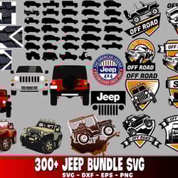 300 jeep bundle svg , digital download