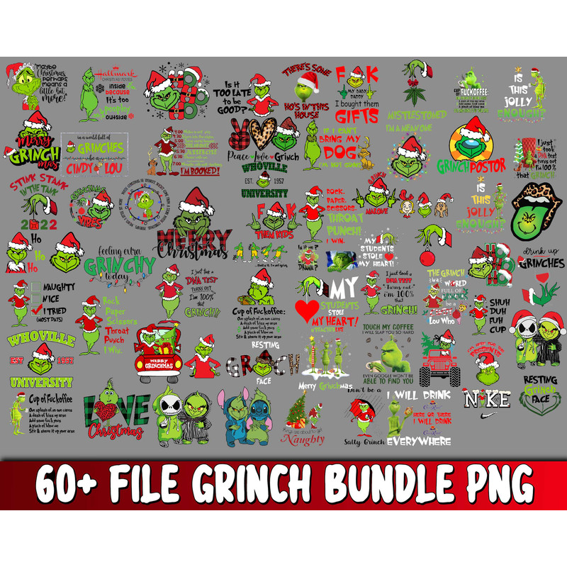 60+ file Grinch bundle PNG.jpg