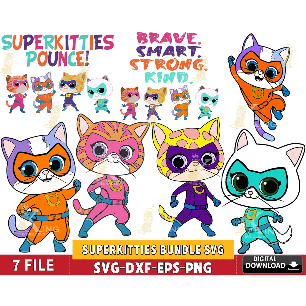 7 file superkitties bundle svg ,Hero Kitties Super Cats Brave.jpg