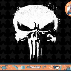 marvel punisher white paint splatter skull graphic t-shirt t-shirt copy
