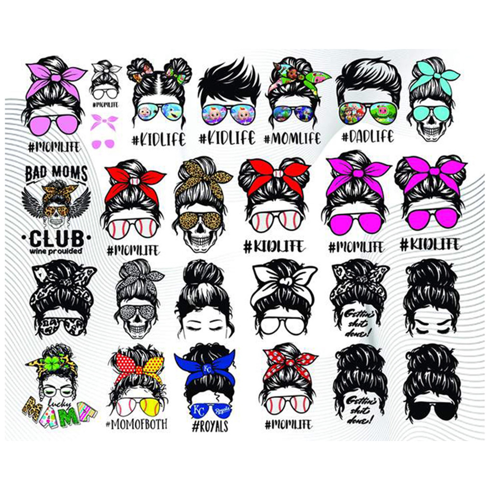 Messy Bun Bundle png,100+ files Messy Bun.jpg