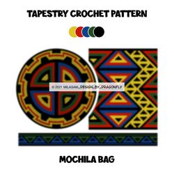 Crochet PATTERN Wayuu mochila bag / Tapestry crochet / Traditional 2