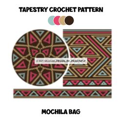 Crochet PATTERN Wayuu mochila bag / Tapestry crochet / Traditional 1