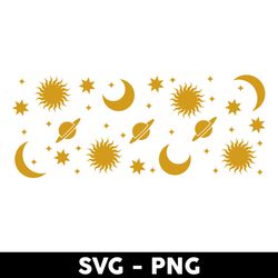 celestial libbey can wrap svg, celestial svg, libbey can wrap svg, mother's day svg - digital file