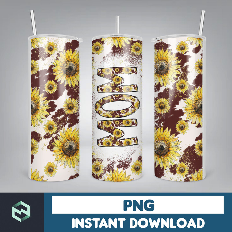 MOM Bleach Tumbler, 20 oz Skinny Tumbler Sublimation Design, Floral, Digital Download, Straight & Tapered Tumbler Wrap PNG (37).jpg