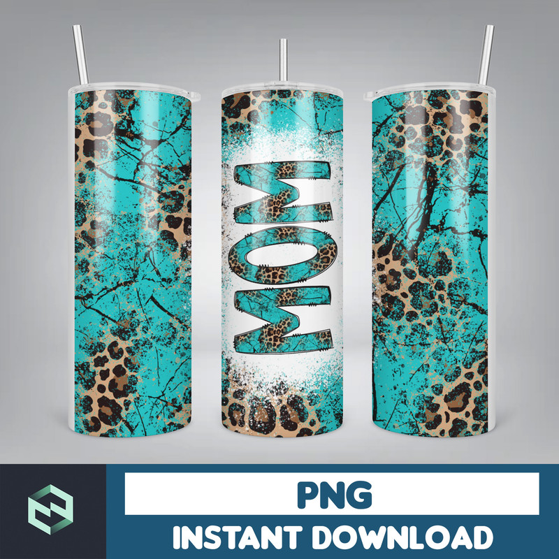 MOM Bleach Tumbler, 20 oz Skinny Tumbler Sublimation Design, Floral, Digital Download, Straight & Tapered Tumbler Wrap PNG (43).jpg