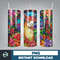 Stained Glass Tumbler Wrap PNG, Straight Tumbler, Design, 20oz Straight Tumbler, Sunflower Tumbler Wrap, Digital Download (1).jpg
