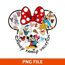 Disney Family Vacation Png, Minnie Ears Disney Family Png, Disney Png Digital File
