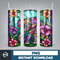 Stained Glass Tumbler Wrap PNG, Straight Tumbler, Design, 20oz Straight Tumbler, Sunflower Tumbler Wrap, Digital Download (39).jpg