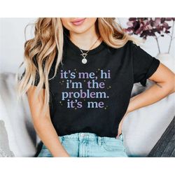 it's me hi i'm the problem shirt, cute sweatshirt, aesthetic hoodie sweater, preppy pajamas, preppy sweatshirt