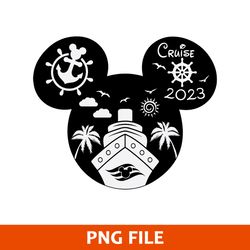 Dinsey Cruise 2023 Mickey Ears Png, Mickey Mouse Png, Disney Png Digital File