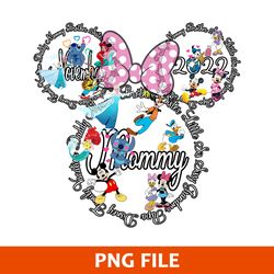 November 2022 Mommy Mouse Png, Disney Family Vacation Png, Disney Png Digital File