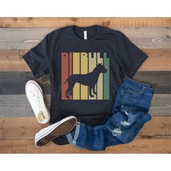 pitbull shirt, gift for pitbull lover, dog owner shirt, pitbull mom, dog parent shirt, retro vintage pitbull, pitbull da