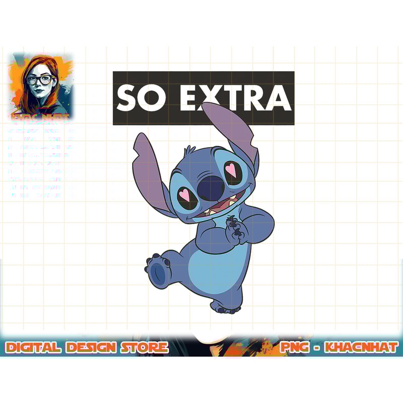 Disney Lilo & Stitch So Extra Poster T-Shirt copy.jpg