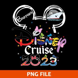Brother Disney Cruise 2023 Png, Mickey Cruise Png, Disney Png Digital File