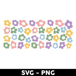 checkered flower svg, flower svg, flower libbey glass can svg, checker svg, mother's day svg - digital file