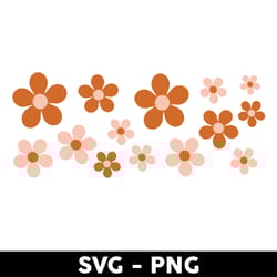flower svg, checkered flower svg, flower libbey glass can svg, checker svg, mother's day svg - digital file