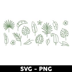 plants svg, plants libbey glass can svg, tropical plants svg, checkerboard svg, mother's day svg - digital file