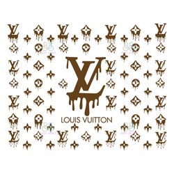 lv starbuck wrap svg, dripping logo wrap, lv logo wap svg, starbuck wrap svg, instant download
