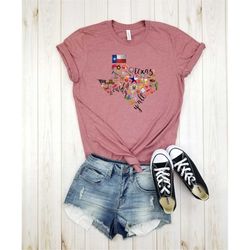 texas icons - shirt, texas state, texas girl shirt, tx shirt, texas favorites, texas pride shirt, texas love t shirt, th