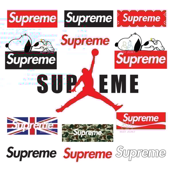 Supreme Logo Bundle Svg, Supreme Svg, Supreme Logo Svg, Bran | Inspire ...