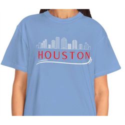 houston t-shirt houston texas shirt houston gift shirt houston texas skyline tshirt houston city travel shirt