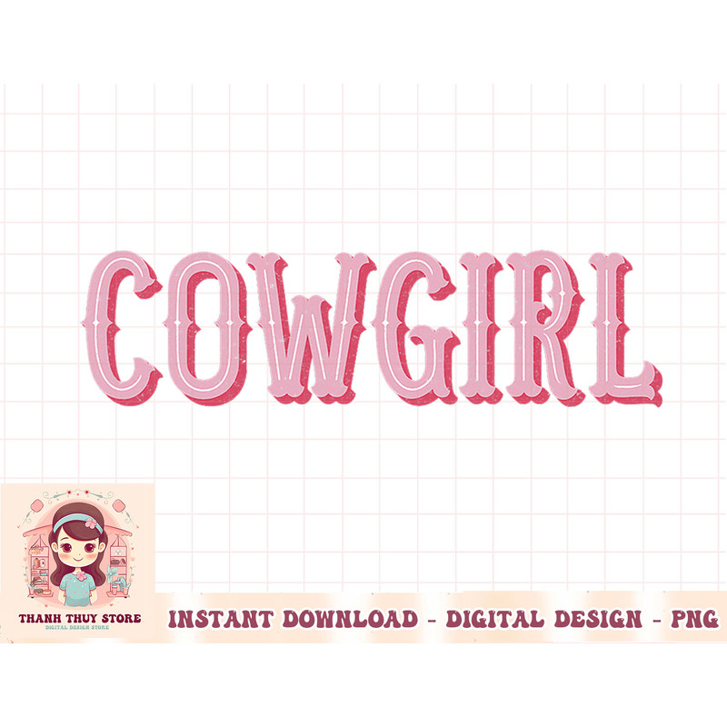 Cowgirl Vintage Country Western Rodeo Retro Southern Cowgirl T-Shirt copy.jpg