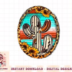 cowhide texas cactus serape western rodeo cowgirl horse girl png