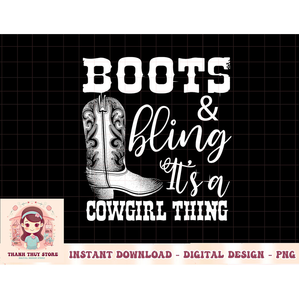Funny Cowgirl Boots Bling Women Gift Cute Love Country Life T-Shirt copy.jpg