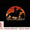 Girl Horse Riding Retro Style Vintage Cowgirl Rodeo Ranch T-Shirt copy.jpg