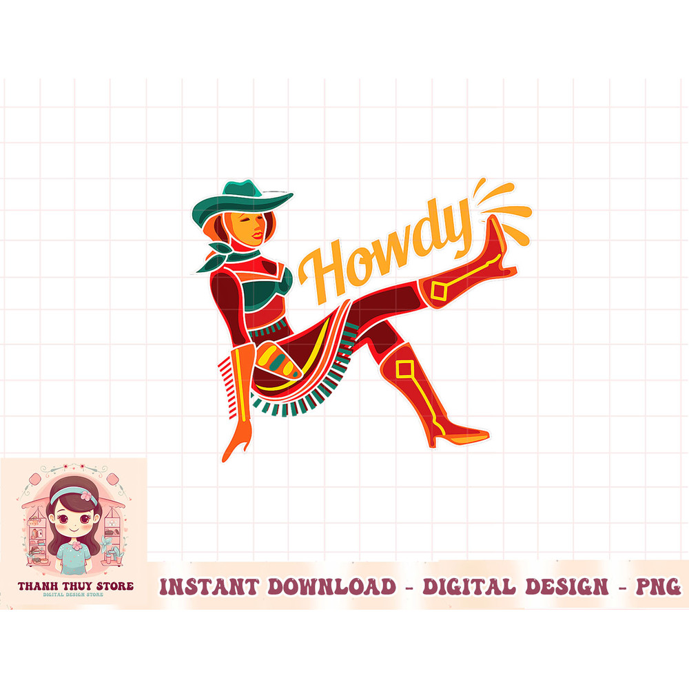 Howdy Girl Western Country Southern Cowgirl T-Shirt copy.jpg