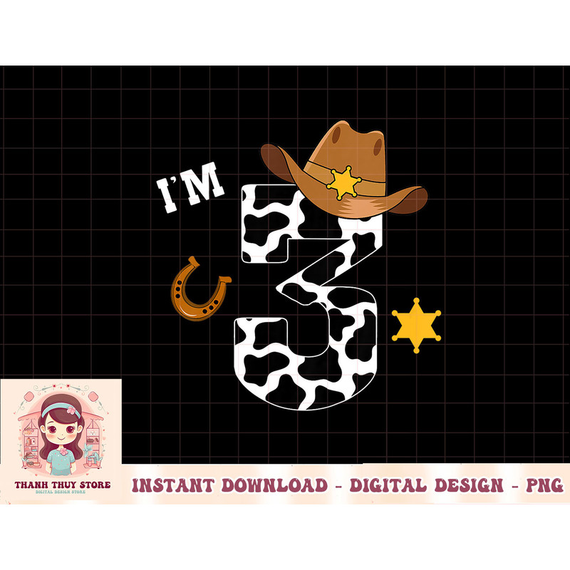 Kids 3rd Birthday Shirt Boy 3 Year Old Rodeo Western Cowboy T-Shirt copy.jpg