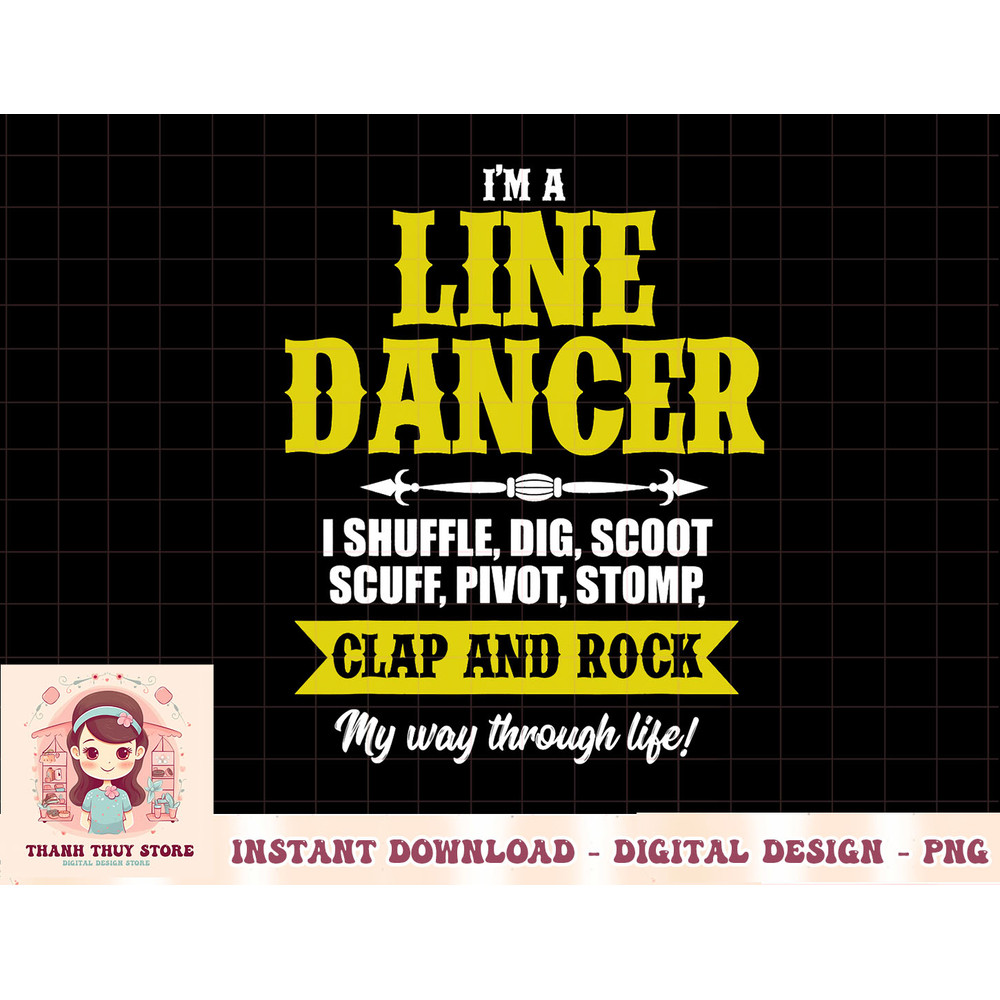 Line Dancing Dancer Western Music Texas Artist Life Gift T-Shirt copy.jpg