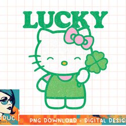 hello kitty lucky clover tee shirt.pnghello kitty lucky clover tee shirt copy png