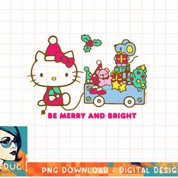 hello kitty merry and bright christmas tee shirt copy png