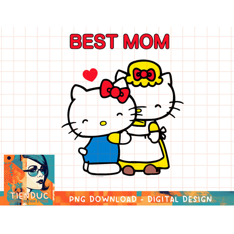 Hello Kitty Mother's Day Best Mom Tee Shirt copy.jpg