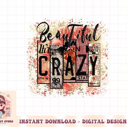 retro floral western cowgirl beautiful crazy country music png