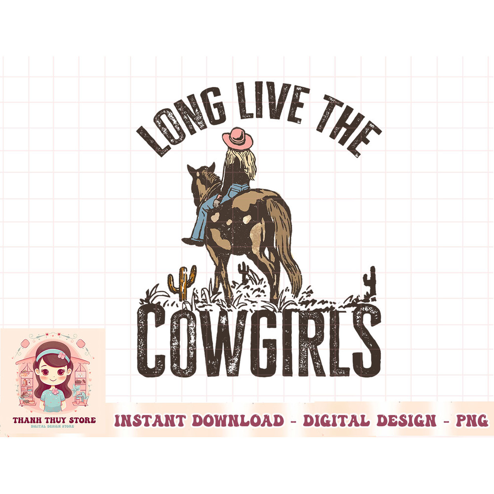 Retro Long Live The Cowgirls Horseback Rider Western Country Sweatshirt copy.jpg